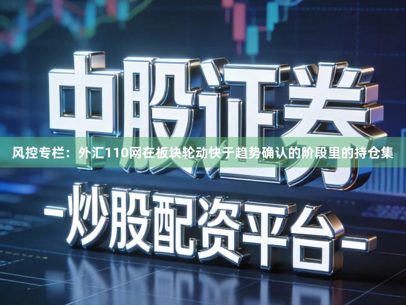 风控专栏：外汇110网在板块轮动快于趋势确认的阶段里的持仓集